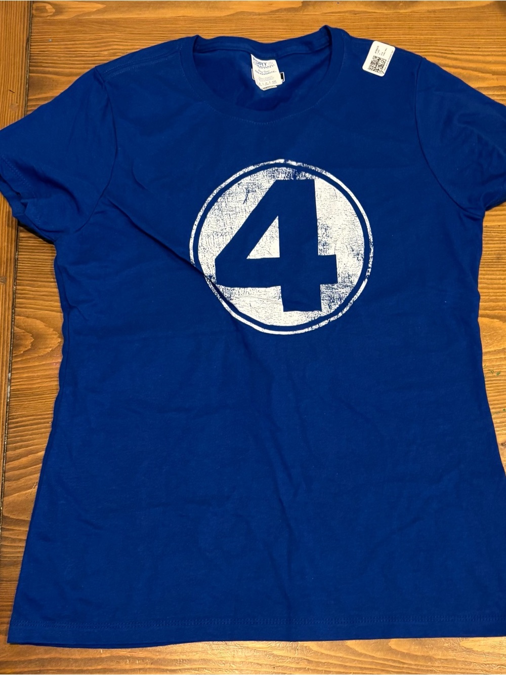 Blue Fab Four Graphic T-Shirt